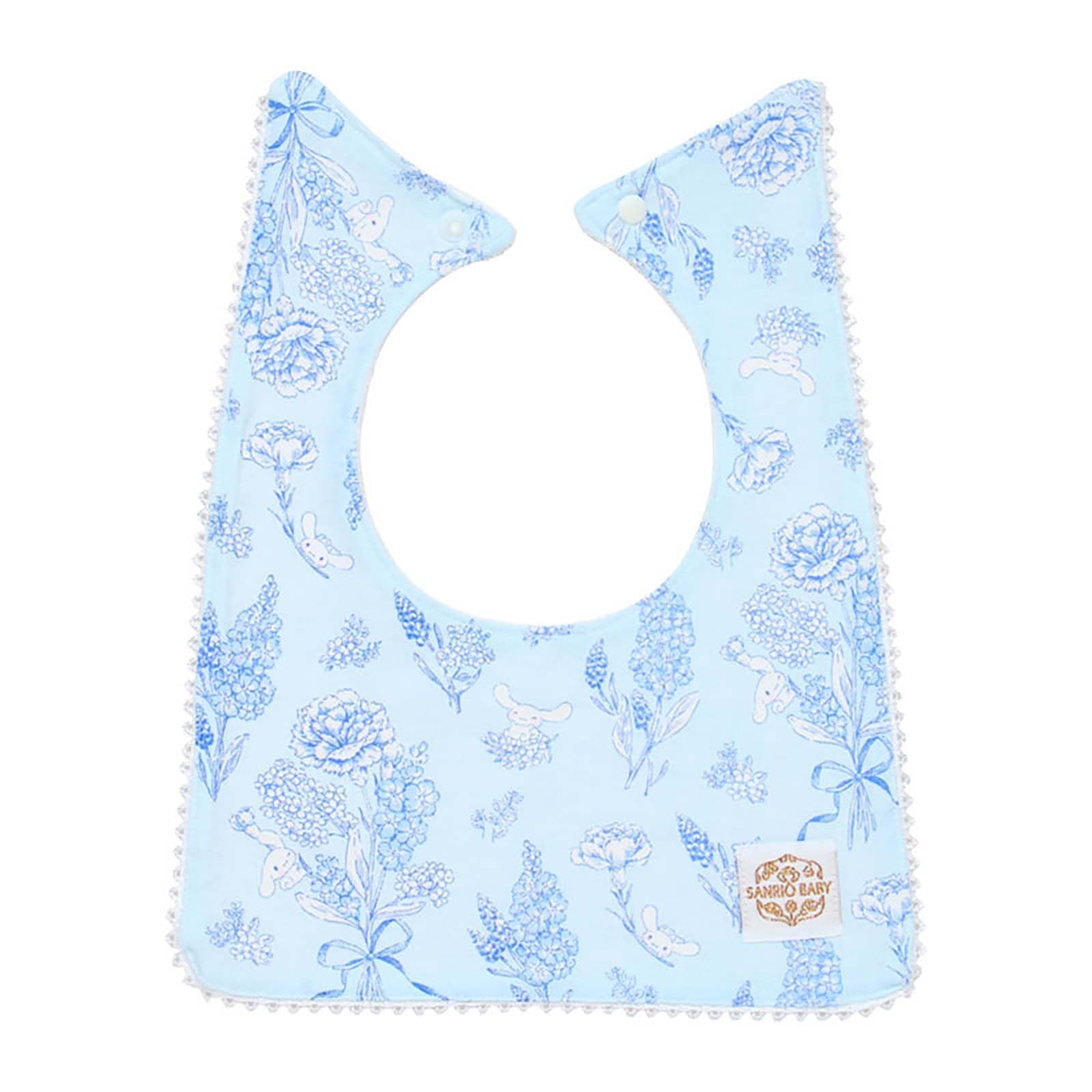 Sanrio Baby Cinnamoroll Square Bib, Floral