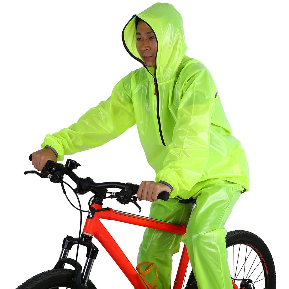 extérieure de pluie, imperméable transparent, imperméable à cyclisme, adapté aux activités de plein air, vélo, camping, etc.
