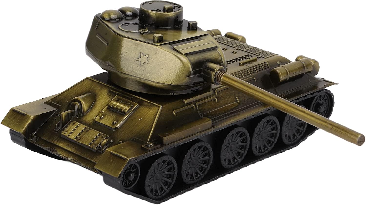 TOPINCN Metal Retro Tank Model with Simulation Design Fuselage Good Detail Processing for Home Office Decoration Room Desk Decoration
