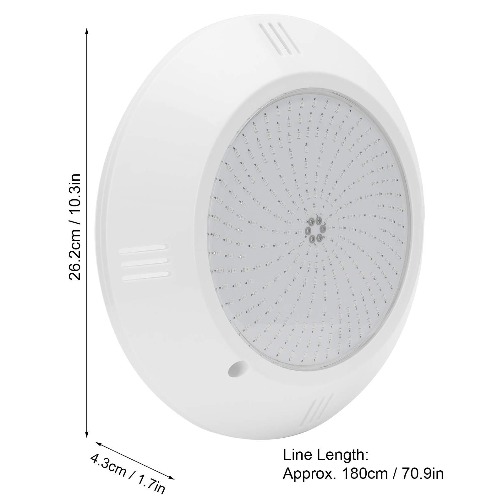 18W 252LED Podwodne Oświetlenie Basenu, Zmiana Koloru RGB za