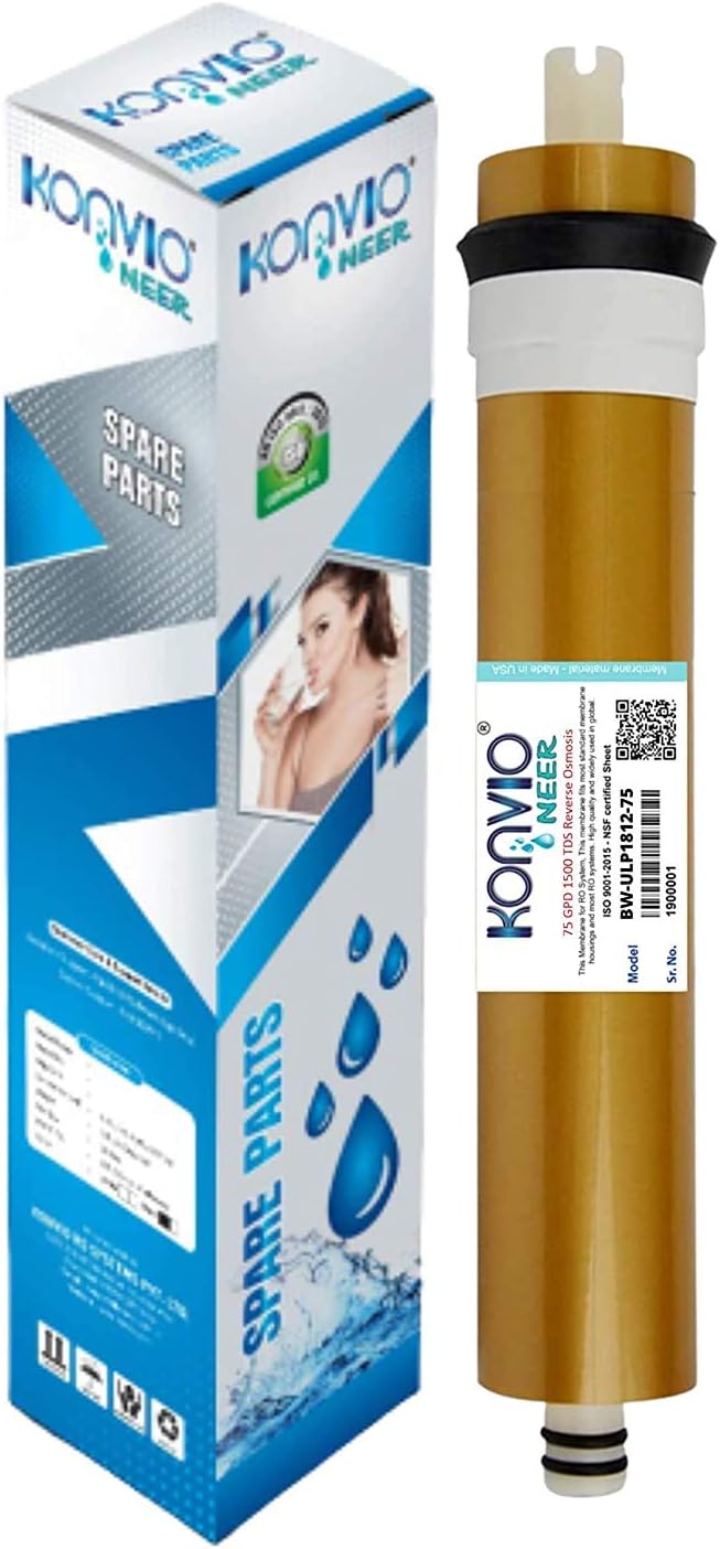 Konvio Neer Membrane for All Type of RO Water Purifier (1500 TDS 75 GPD)