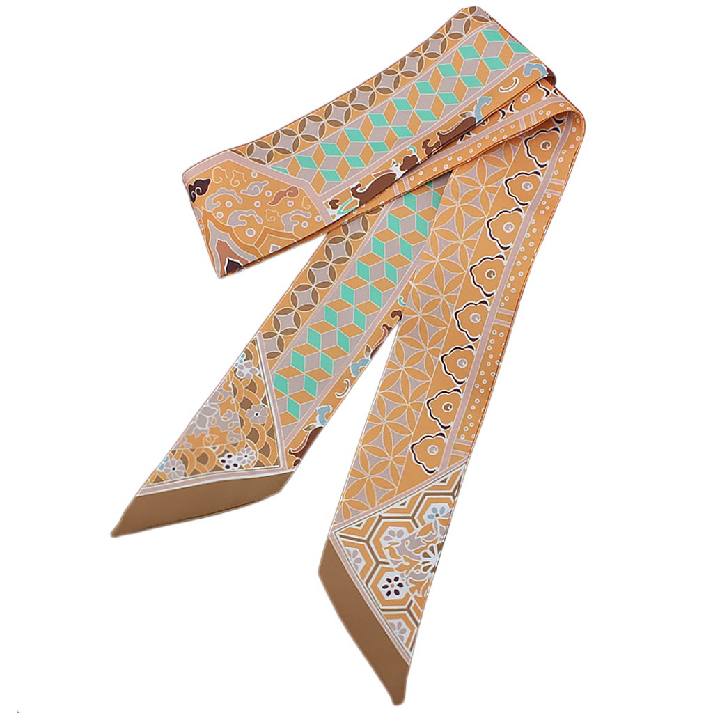 Xuniu Satin Ribbonessorie Ladies Girls Retro Sweet Satin Hairband Handbag Handle Ribbon Scarf Bandeaus 4
