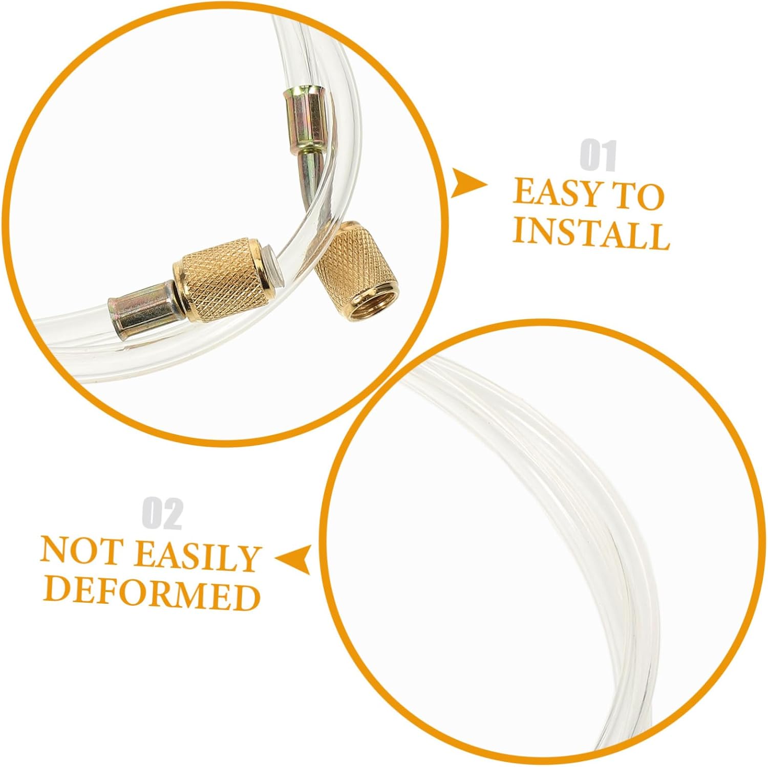 Mikinona Air Conditioning Pipe Press Filling Hose for Car R22/r134 Charging Pipe 90cm Long and Sturdy Charge Hose