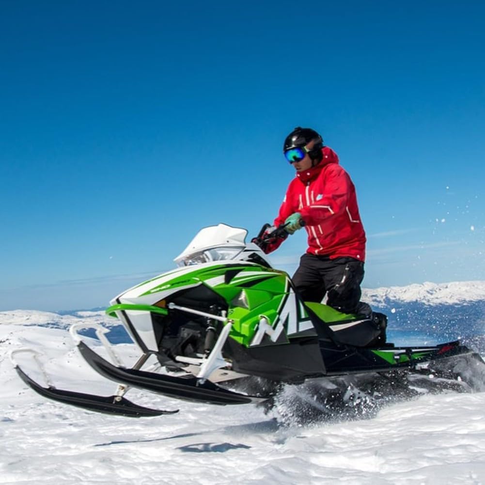 Eiskratzer Set Snowmobile Links für rechts Galvanisiert Eiskratzer | Links und für rechts montierbar, kompatibel mit Gängen, bricht Eis effektiv auf, für robuste Konstruktion