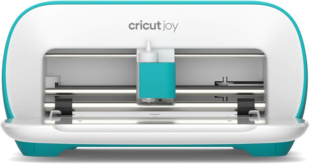 Cricut Joy Machine - A Compact,Portable DIY Smart Machine for Creating Customized Labels,Cards & Crafts,Works with Iron-on, Vinyl,Paper & Smart Materials, Bluetooth-Enabled, Blue - Used