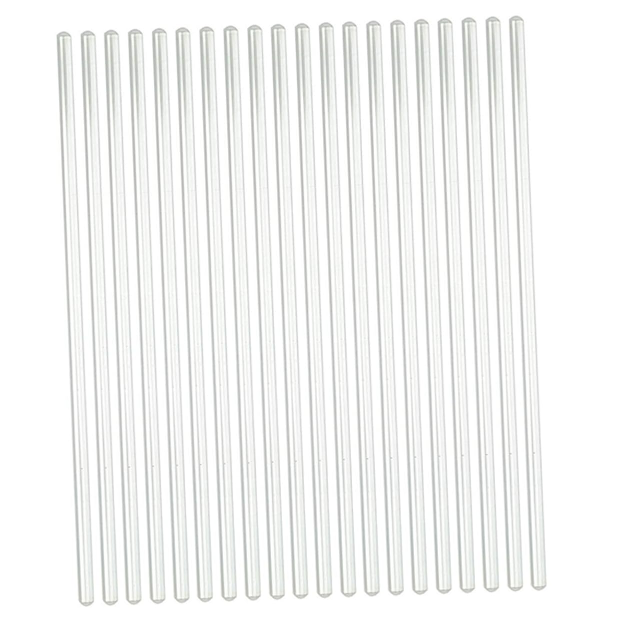 20Pcs Glass Stirring Rod Glass stir Rod Glass Stirrer Glass Stick Glass Mixing Rod Stirring Sticks Glass Stirring Stick Coffee stir Rod Cocktail High Borosilicate Glass re-usable