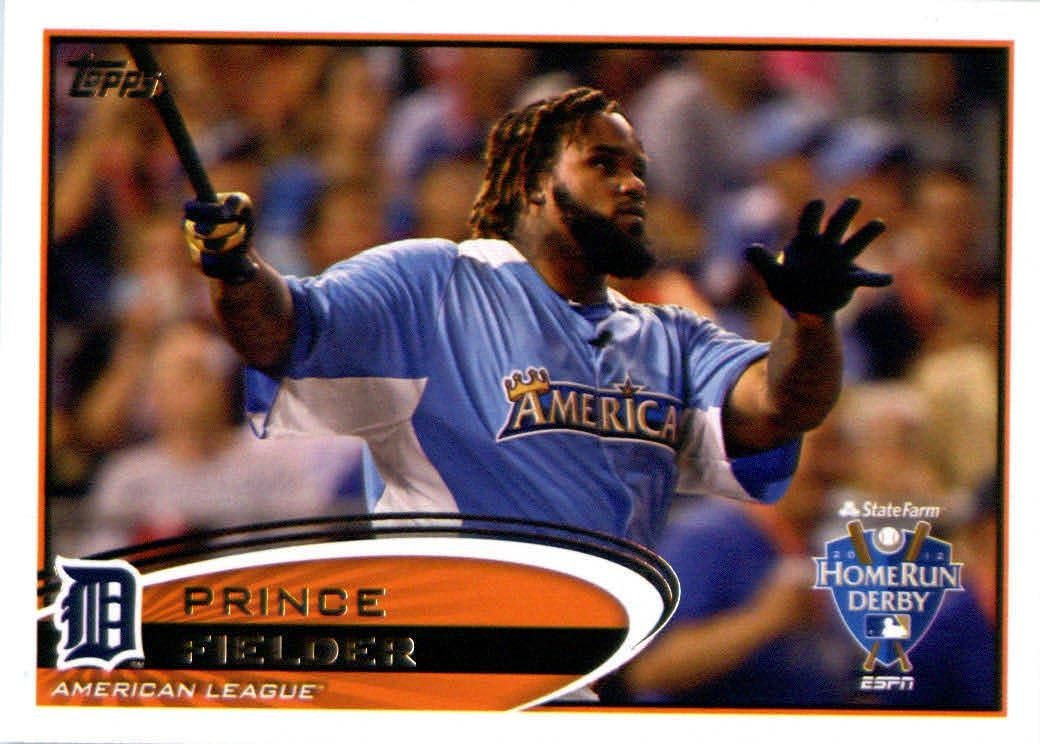 2012 Topps Update Series Baseball Card # US237 Prince Fielder HR Derby Detroit Tigers