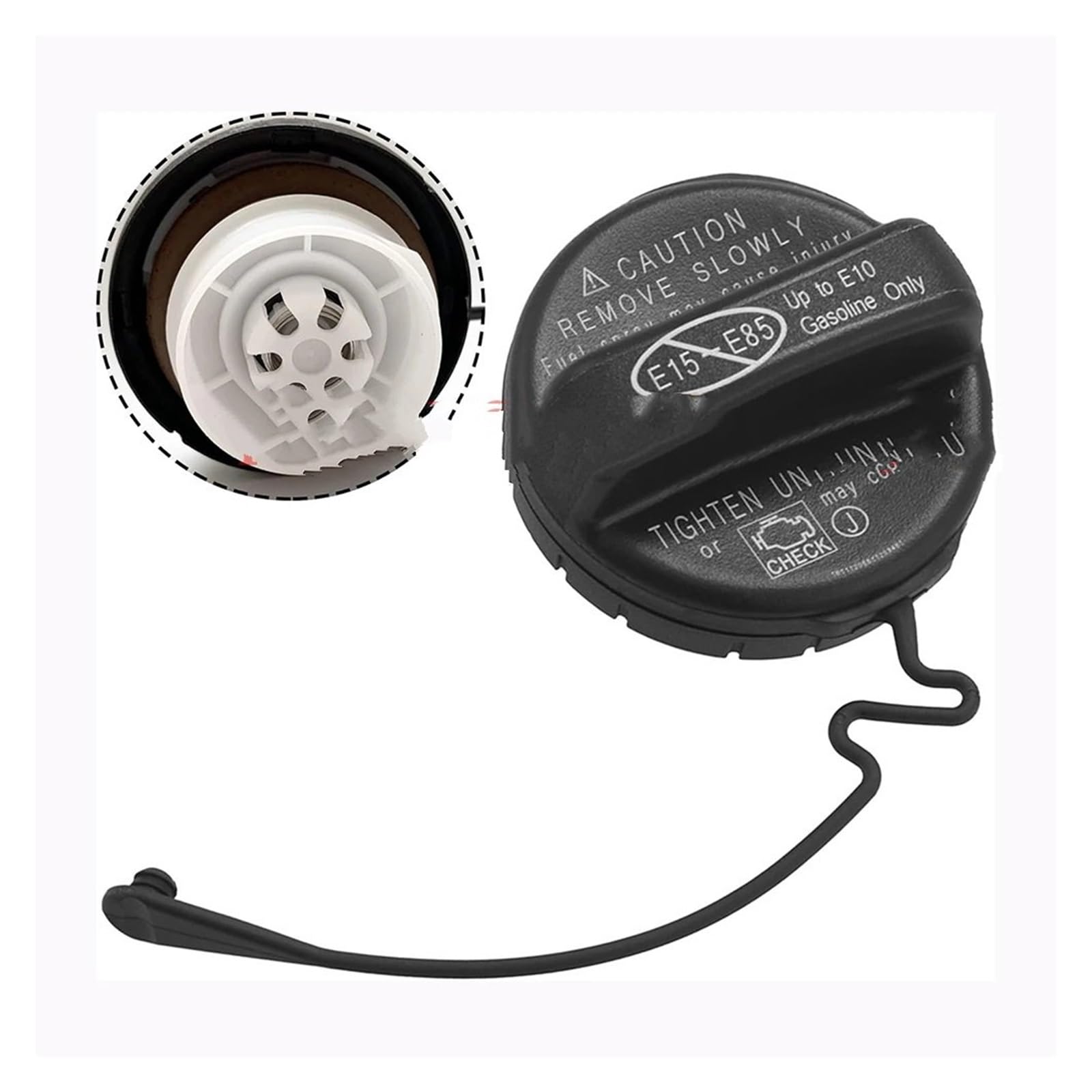 Tappo Benzina per Auto Tappo serbatoio carburante adatto per Toyota Camry Corolla Hilux RAV4 Adatto per Highlander Lexus LS LX ES 7730006040 77300-06040 Valvola Tappo