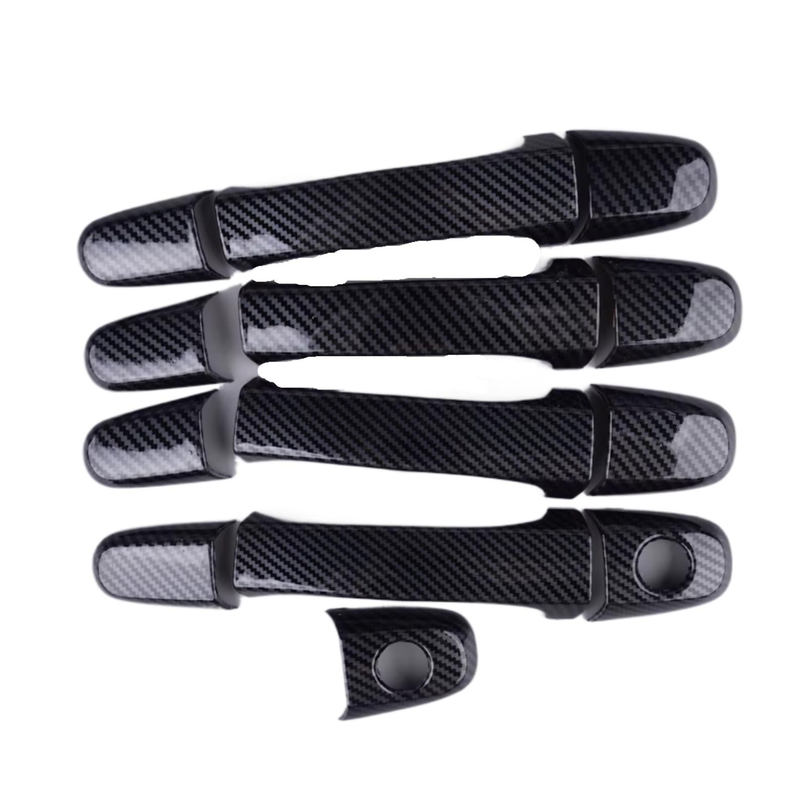 JJRFVBGT Door Handle Trim Compatible with Lexus IS300 Sedan Wagon 2001 2002 2003 2004 2005 ABS Carbon Fiber Side Car Exterior Door Handle Housing