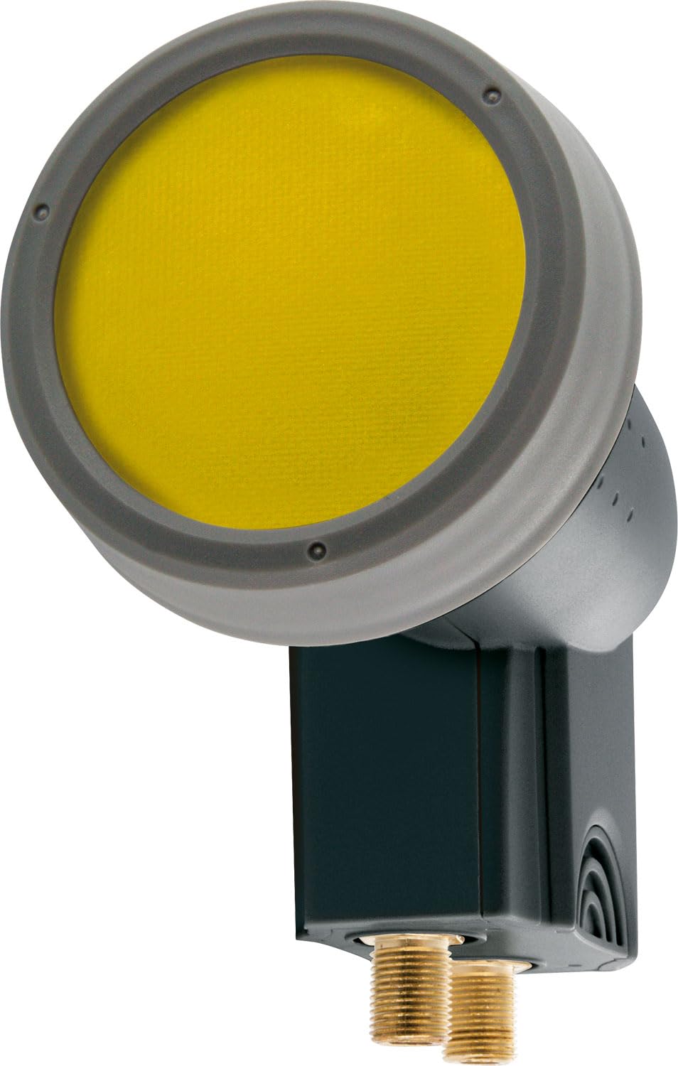 SCHWAIGER 340 Twin LNB Low Noise Blockconverter Sun Protect Tapa LNB Digital Resistente al Calor Accesorios para Antenas parabólicas protección contra la Intemperie contactos Dorados Antracita