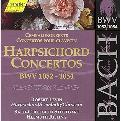 Bach: Harpsichord Concertos, BWV 1052-1054 (Edition Bachakademie Vol 127) /Levin &middot; Rilling