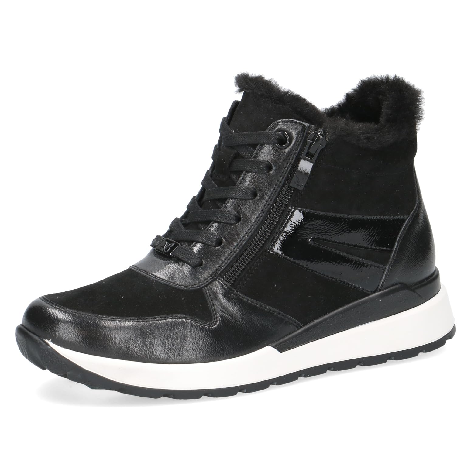 CAPRICE Women Damen 9-25252-45 Sneaker, Black (Black Comb), 4 UK