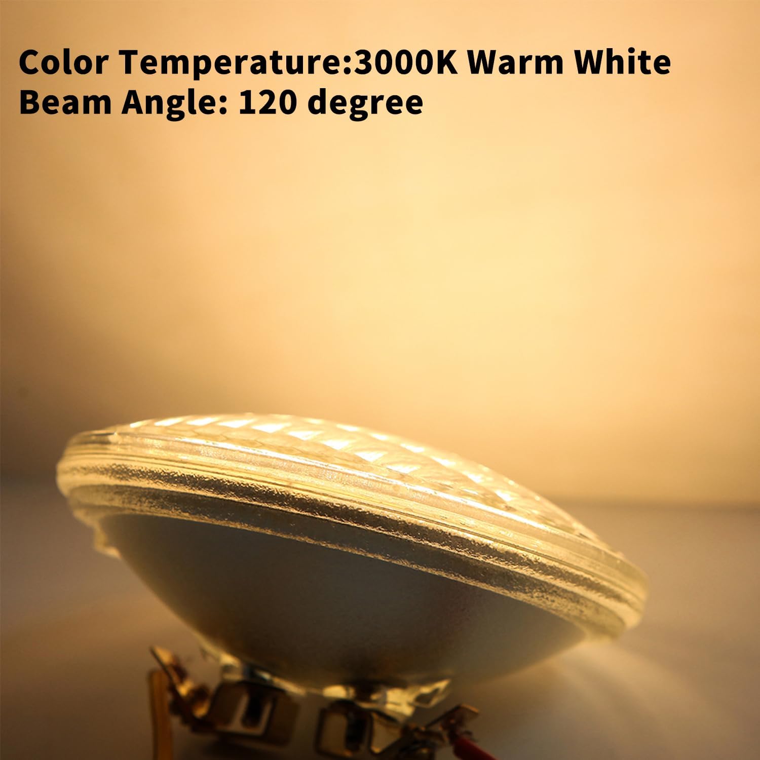 PAR36 LED Landscape Bulbs 6W 3000K Warm White, AC/DC12V, 700Lumens, PAR36 LED Bulb 36W Halogen Equivalent, PAR36 LED Light Water Resistant (Pack of 6)