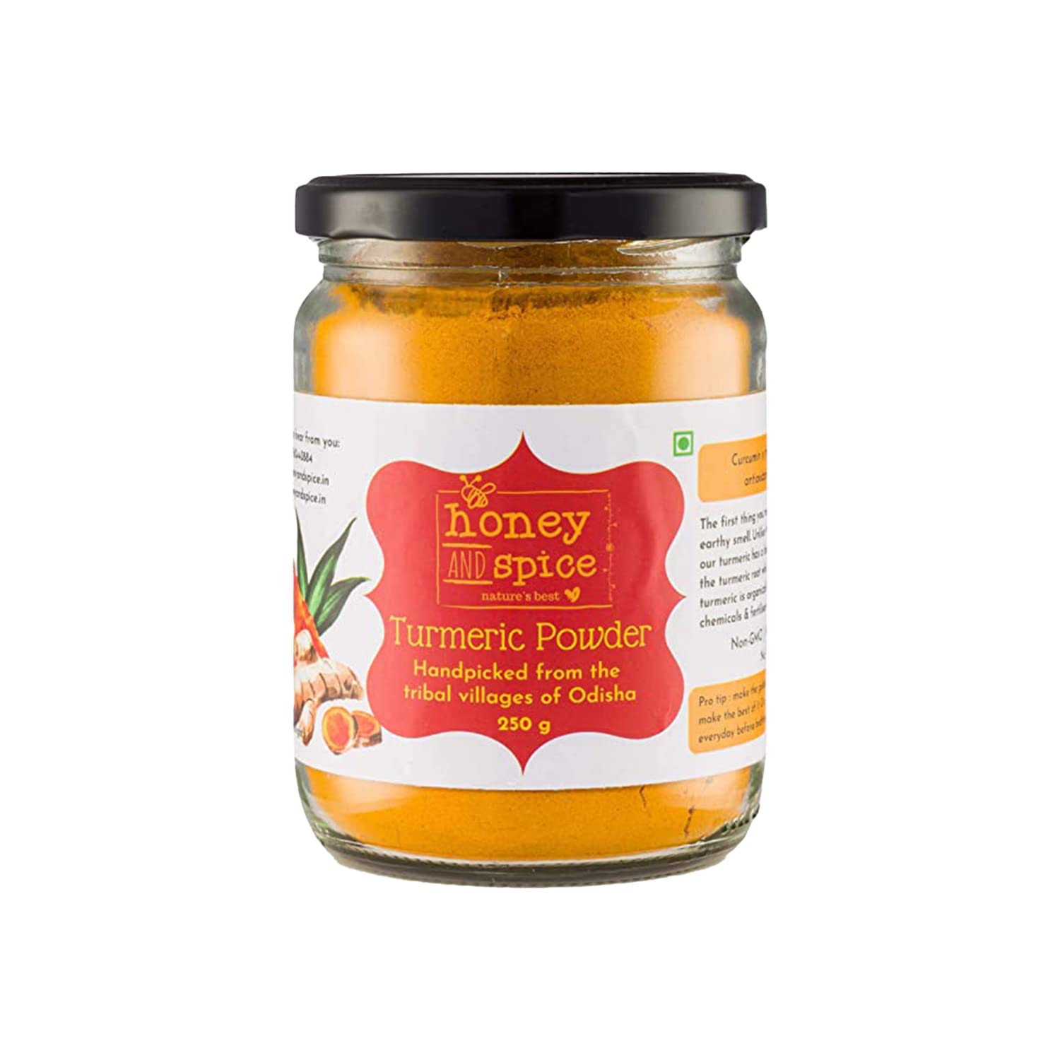 See full amazon price history chart for Honey and Spice Turmeric Powder, Orange, Large, 250 g Honey and Spice Turmeric Powder, Orange, Large, 250 g (B07VW7MB5G) Amazon Price History, Amazon Price Tracker
