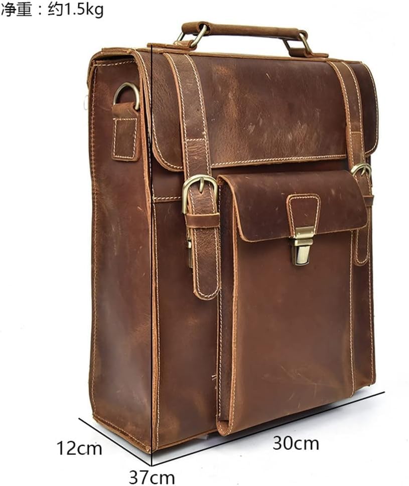 Retro Men's Handbags Backpacks Backpacks Shoulder Diagonal Briefcases Business Bags4