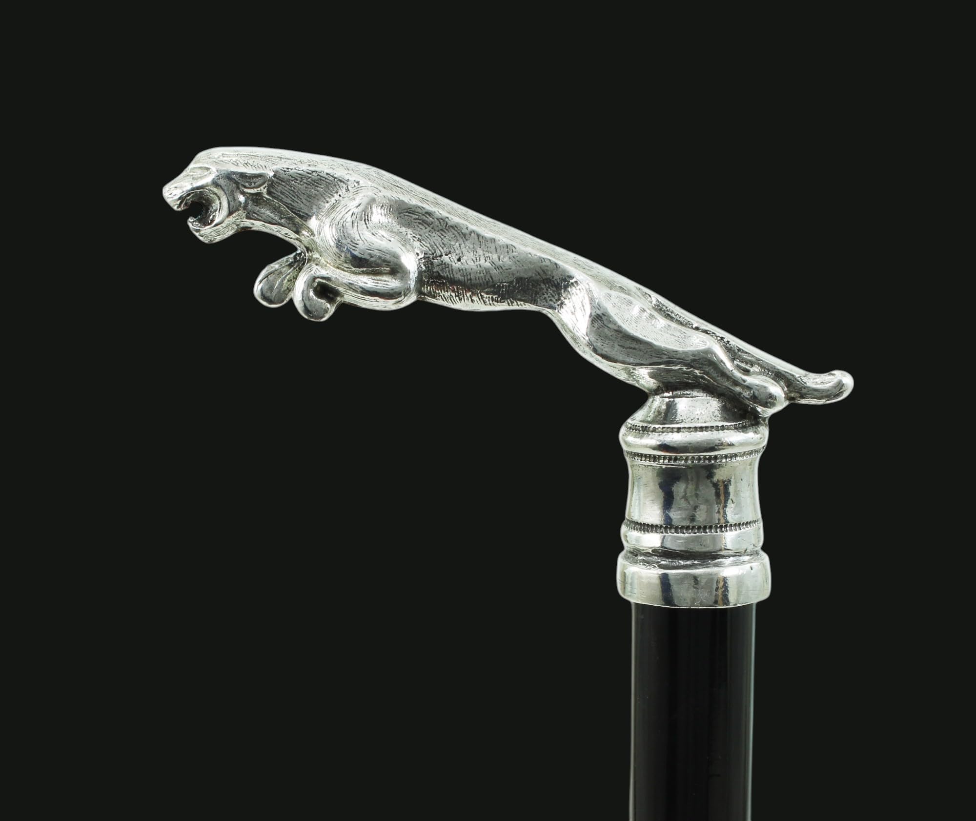 CAVAGNINI Bastón de madera de rosa para los hombres para los ancianos personalizado elegante moda para las mujeres hecho a mano en Italia Jaguar