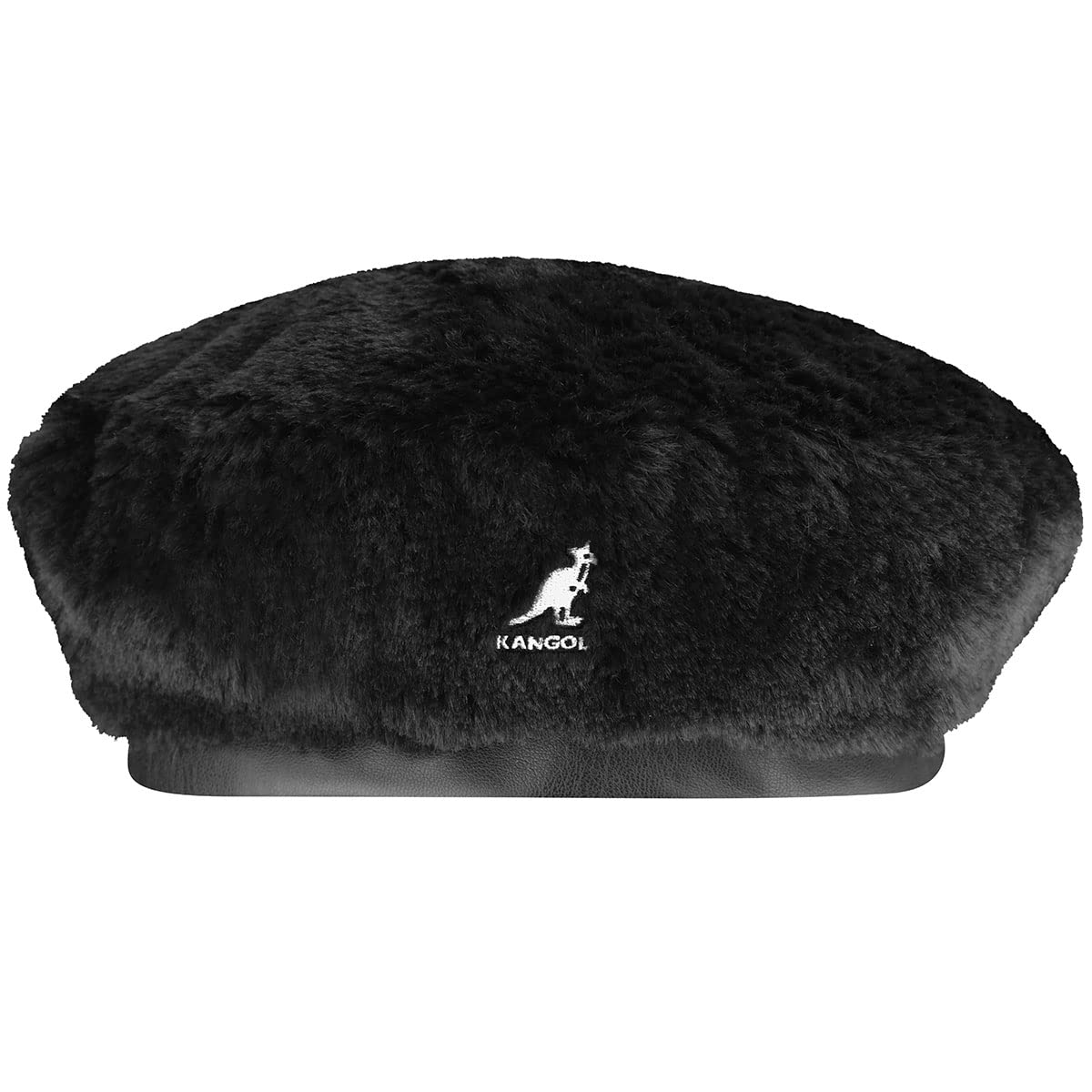 Kangol Women's Noir Fake Fur Beret For