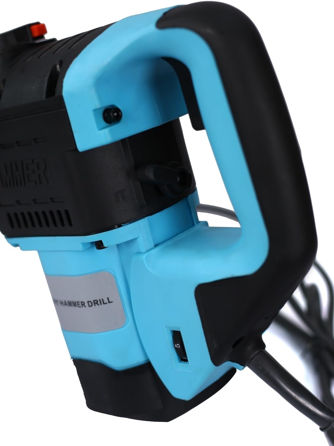 Powerful 1100W Rotary Hammer Drill with 3 Functions - Blue & Blk
