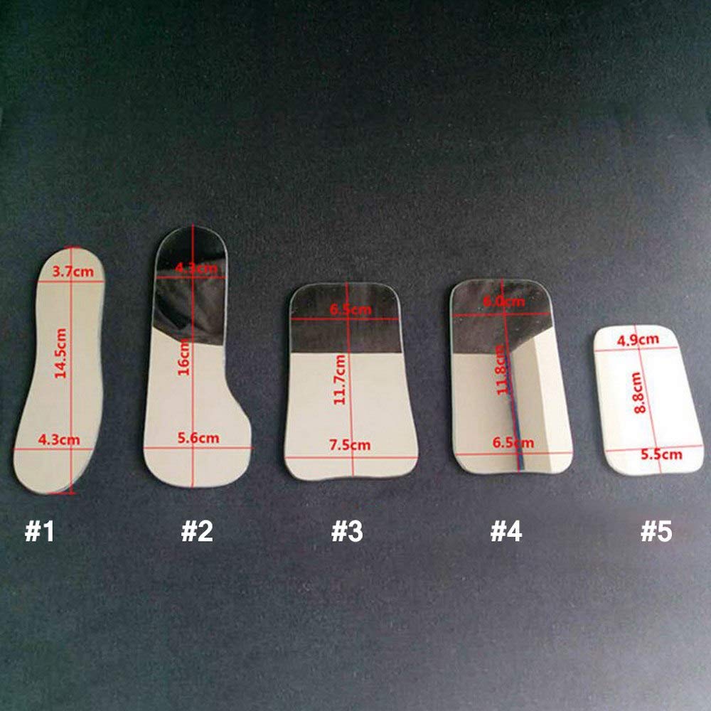 Strumenti Dentali Intraorali Set 4 Riflettori Specchio Fotografici Intraorali In Acciaio Inox | Per Ortodonzia, Odontoiatria E Laboratori Dentali Riflettori Intraorali Dentale - Foto 3