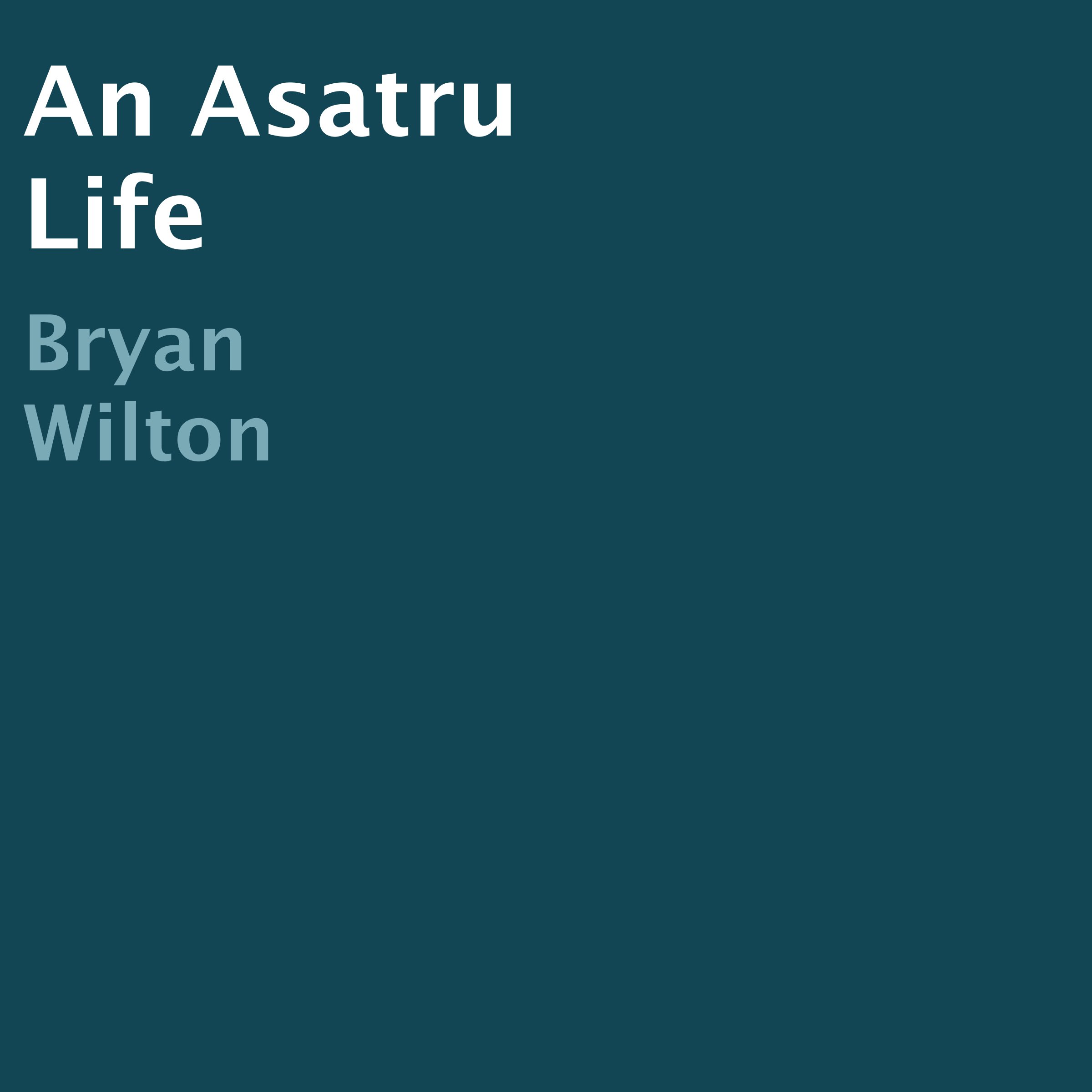Cover art for An Asatru Life