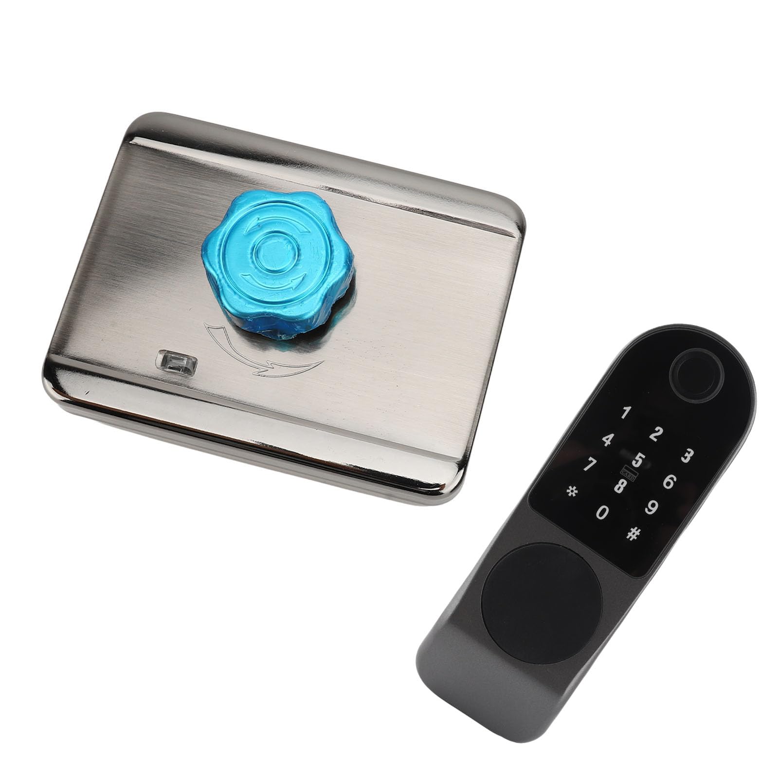 Asixxsix Smart Lock di Sicurezza, Serratura con Catenaccio con Ingresso Senza Chiave e Impronta Digitale con Controllo APP e Metodi di Sblocco Multipli per la Porta d'Ingresso dell'appartamento