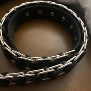 Amazon.co.jp: helmut lang 98aw leather military belt : Clothing