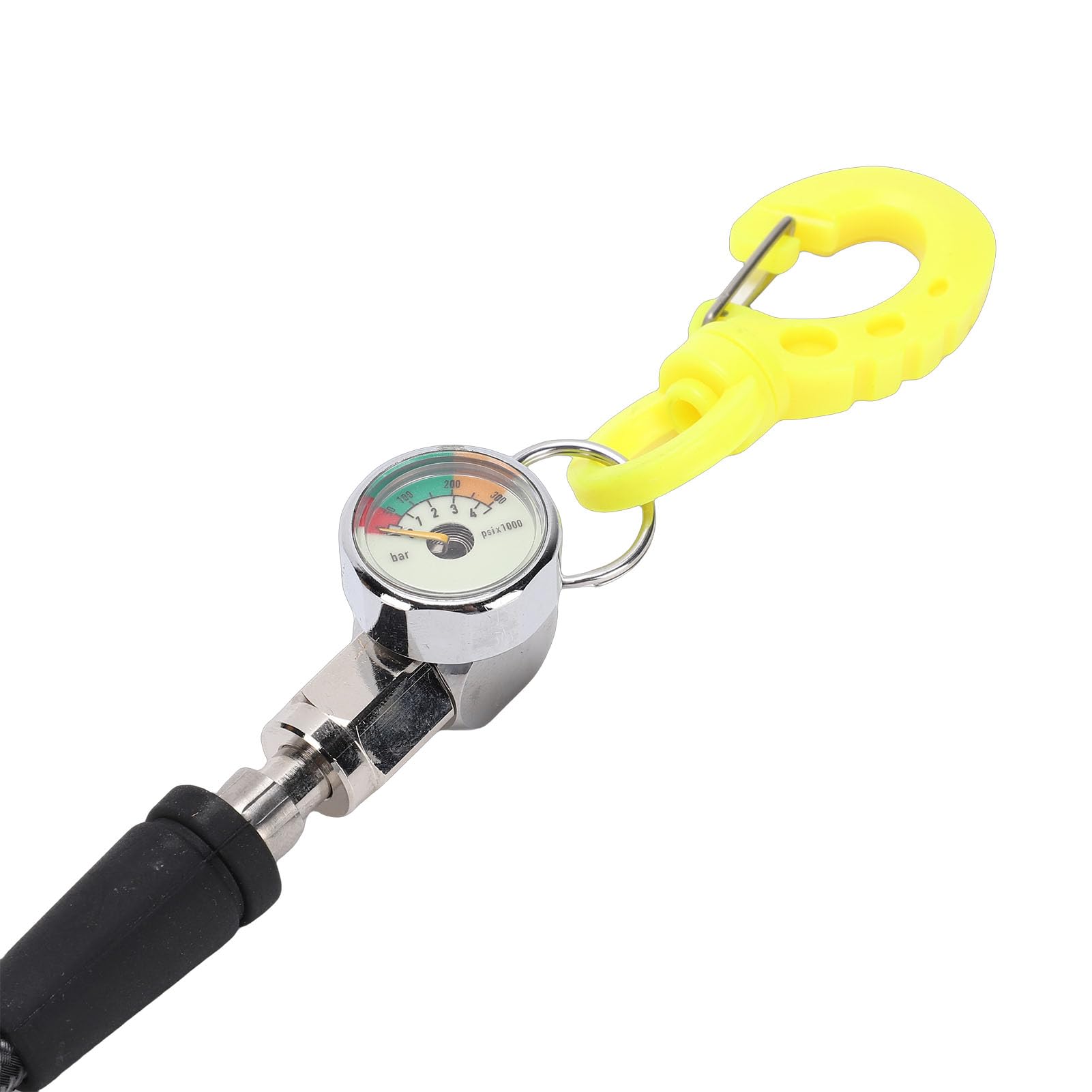 Manómetro de Buceo, Brillante en la Oscuridad, Diámetro 4 Cm, para Buceo Submarino (65CM)