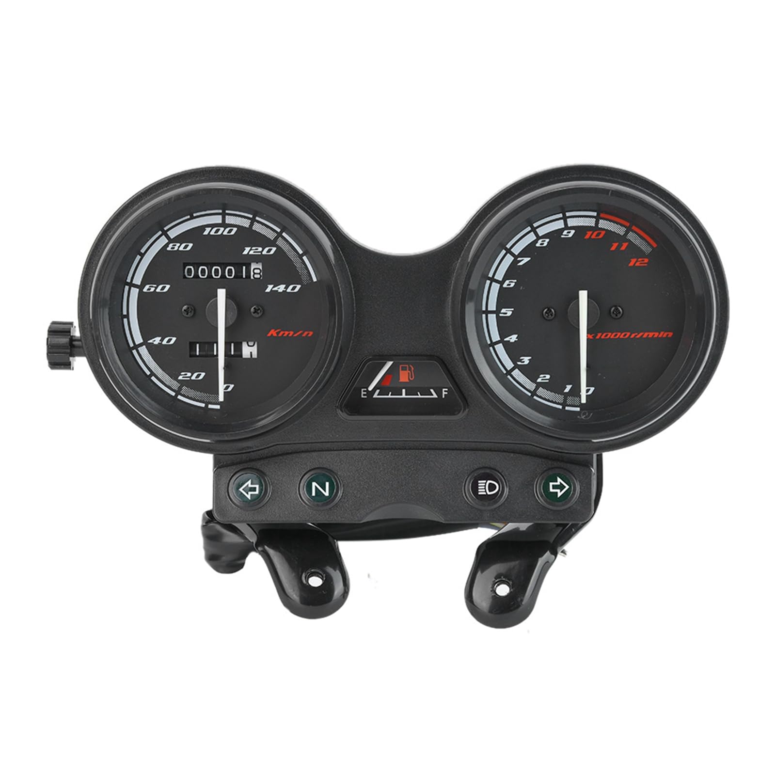 Tachimetro digitale per moto Contagiri Contachilometri Display ad alte prestazioni Universale per YBR 125 2005 2009 Edizione europea II con guscio in materiale PP T 180 km/h