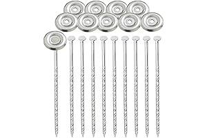 10 Count Outdoor Rv Rug Stakes for Secure Hold in any Terrain