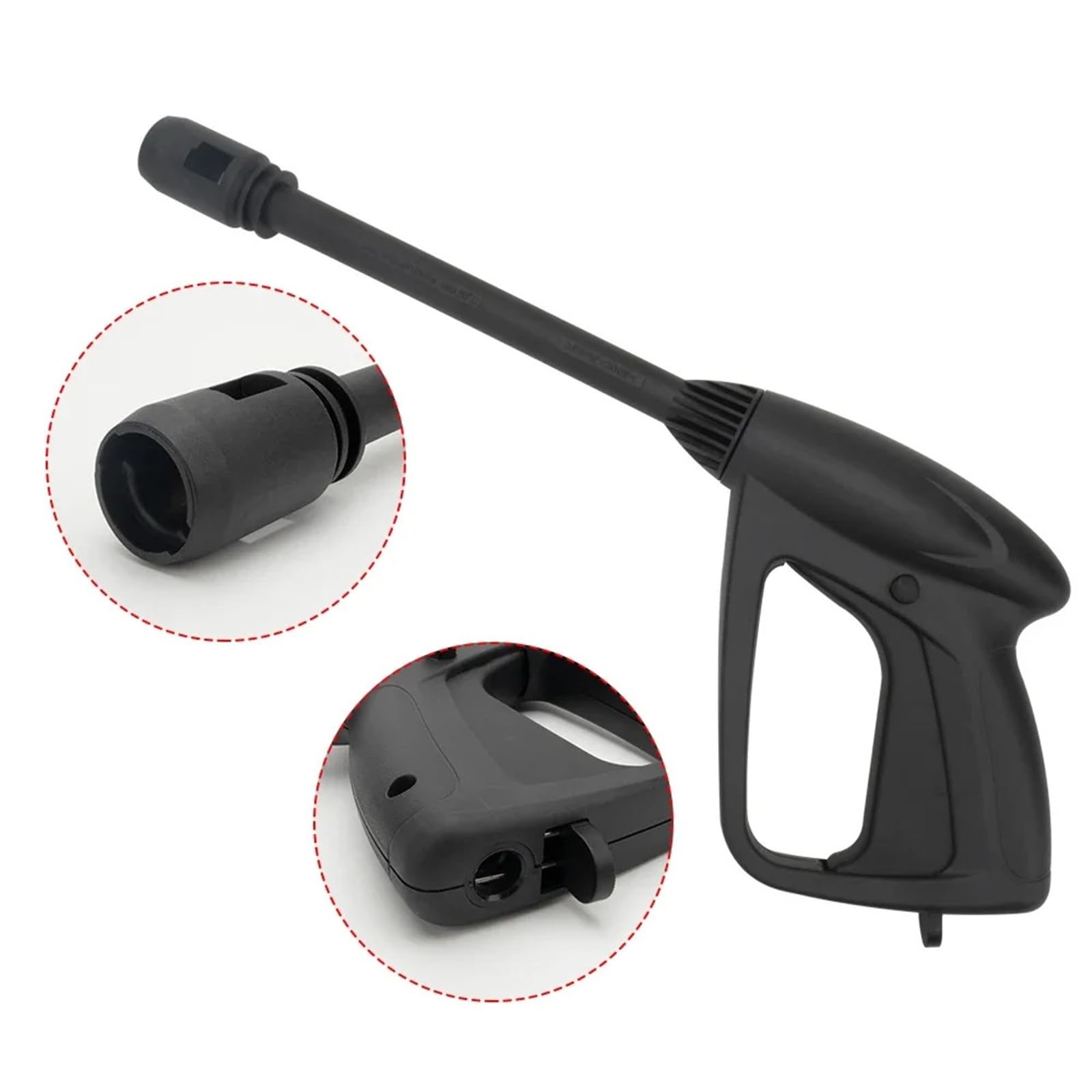 Genérico Compatible con Bosch, Compatible con Pistola pulverizadora de Alta presión, Boquilla de Lanza de Chorro, Accesorios for Pistola de Agua(Gun and Jet Lance)