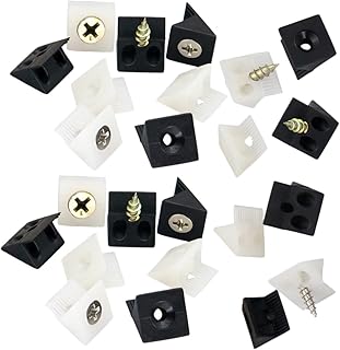 Corner Braces Fasteners 100 Sets Wardrobe Back Buckle Shelf Supports Shelf Brackets Supports Cabinet Accessories Furniture Cabinet Angle Brackets