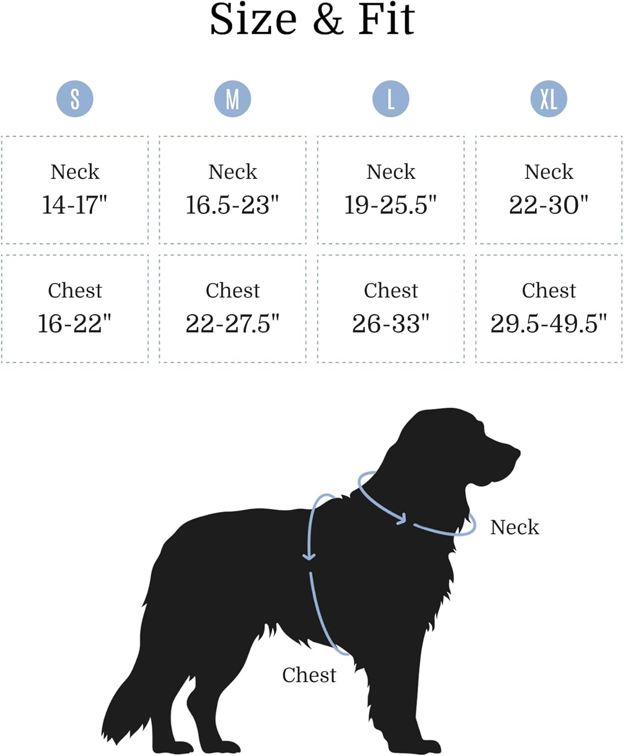 2025 Fei & Eve Classic Series Dog Harness - Quick-Release Buckles | 3-Point No-Pull Control | Heavy-Duty 900D Nylon | Dual Safety Handles | Air-Permeable Mesh | Adjustable Fit | X-Large, Blue Gray