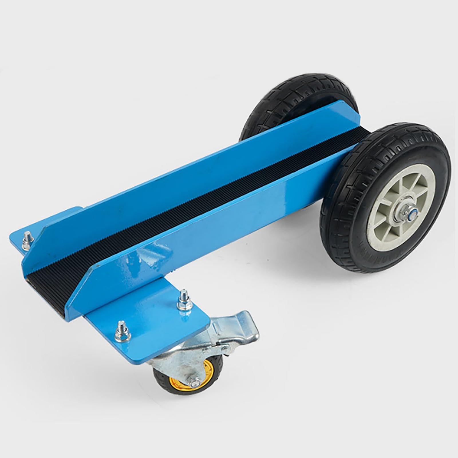1102 Lb Load Moving Trolley, Rubber Wheels And Lockable Swivel Casters