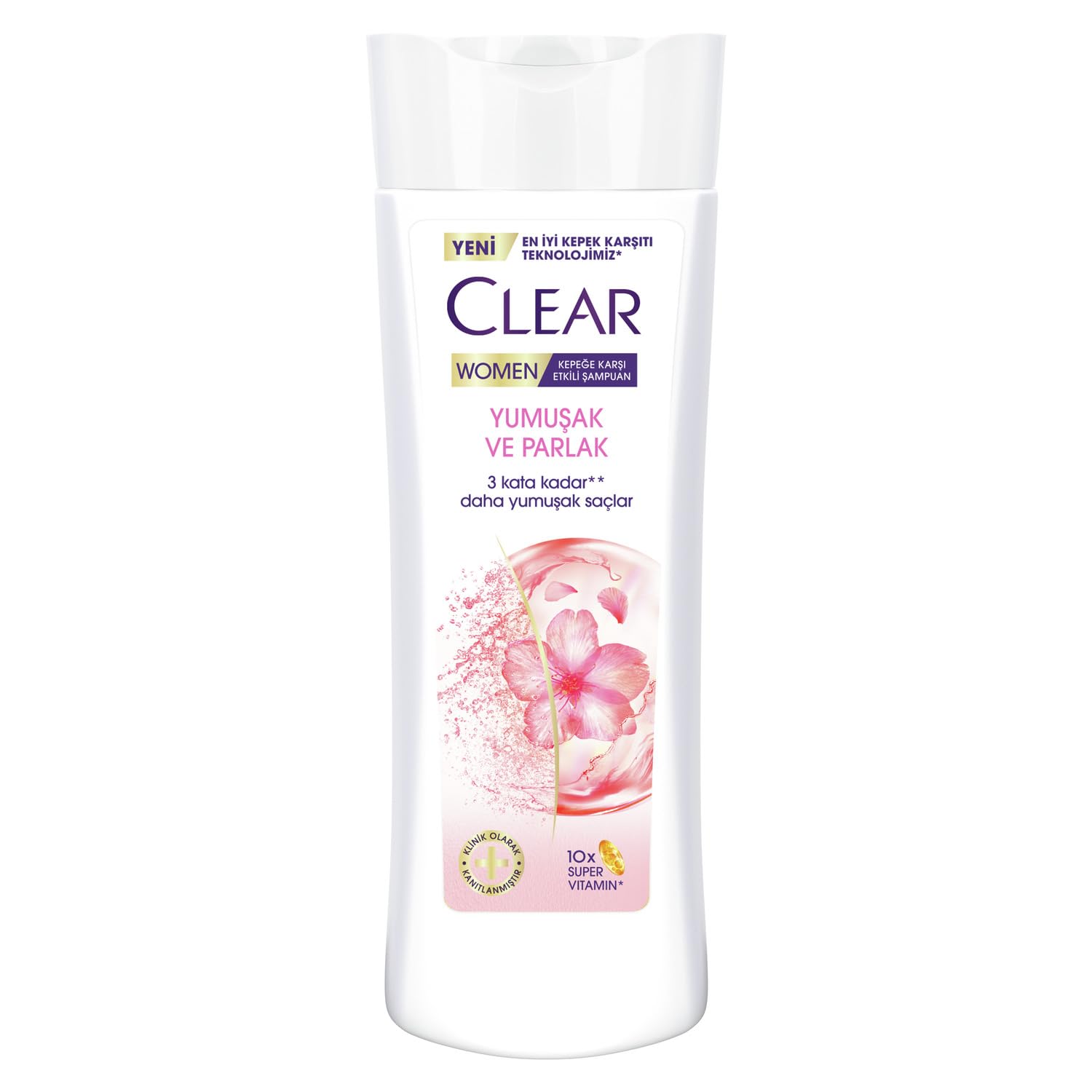 Clear Women Kepeğe Karşı Etkili Şampuan Yumuşak ve Parlak 200 ml