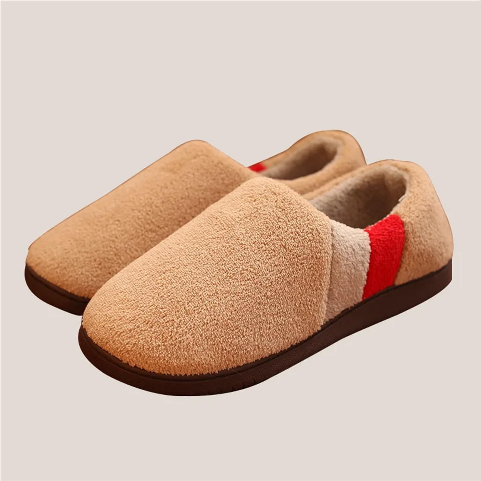 Pantofole Bambina invernali Pantofole da uomo in cotone Home Memory foam Pantofole da interno invernali Comode scarpe da casa antiscivolo for uomo di grandi dimensioni(Pink,39-40(Suit 38-39))