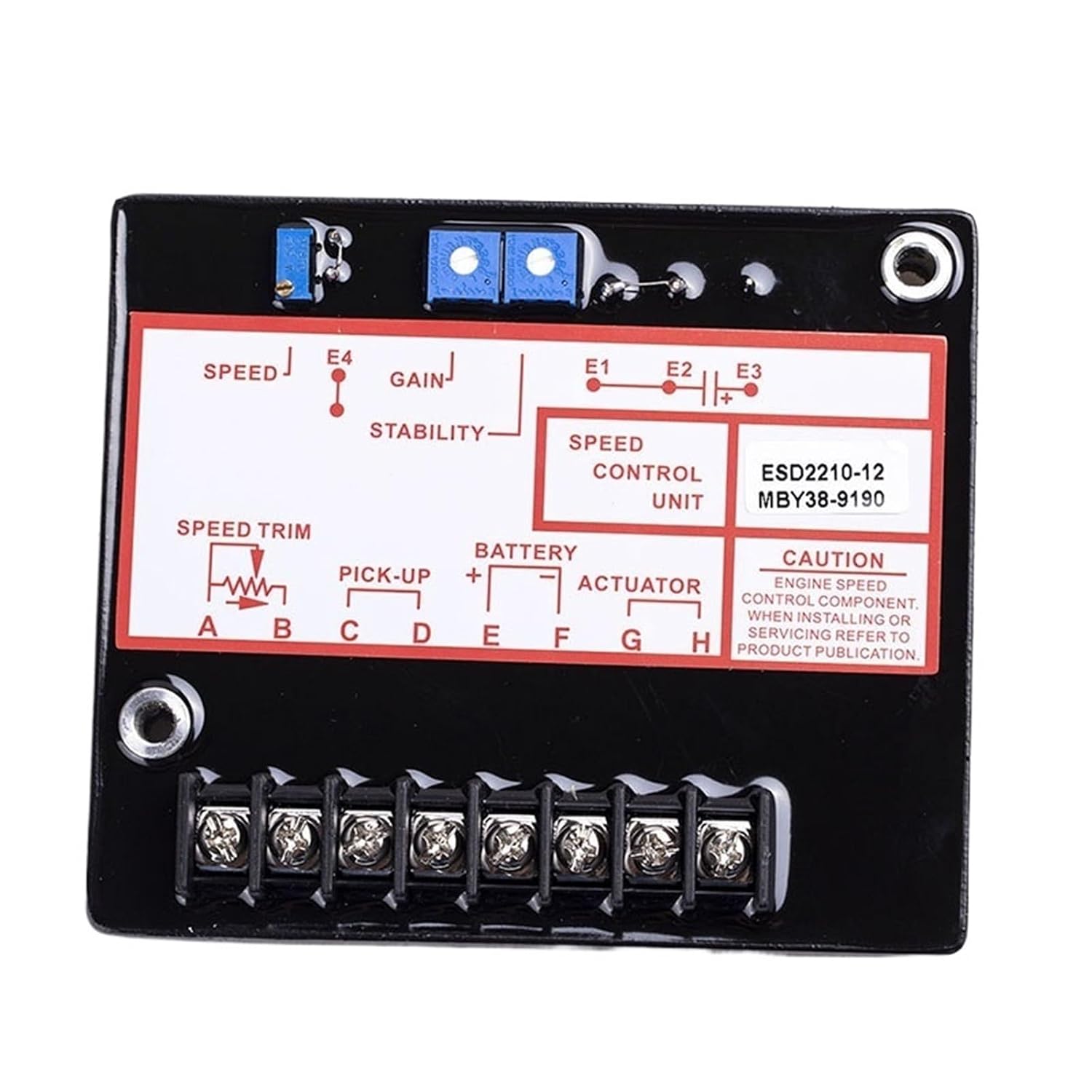 12V ESD2210 Engine Speed Control Unit ESD2210-12 Controller Governor(24V)