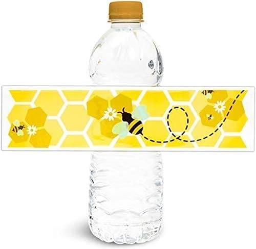 Bumble Bee - Etiquetas para botellas de agua (100 unidades)
