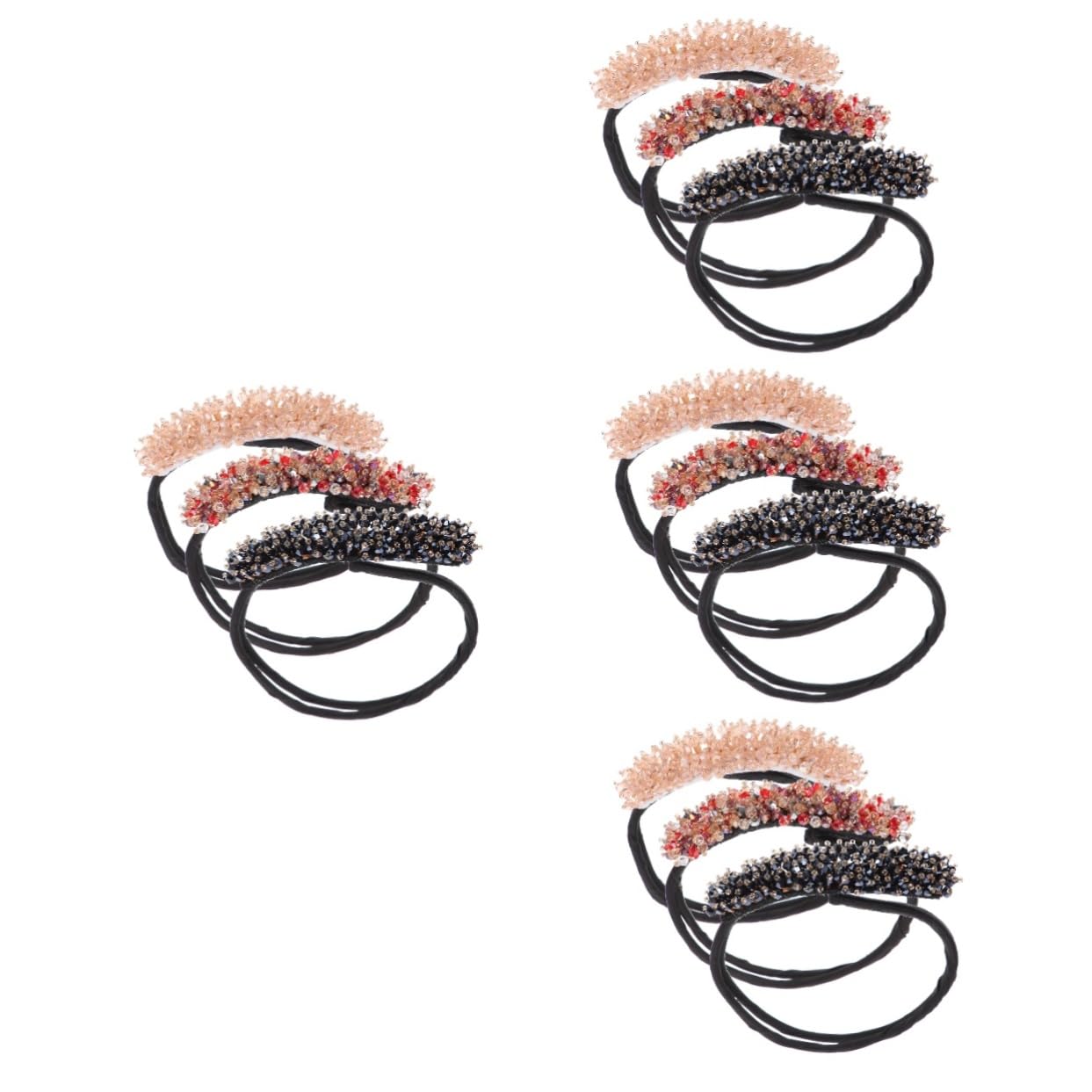 Didiseaon 4 Juegos De Moldeadores De Moños Para Cabello Accesorios Para Moños Herramienta De Peinado Para Mujeres 3 Piezas X 4