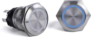 Sierra AV10040B, Push Button Switch, Blue Halo