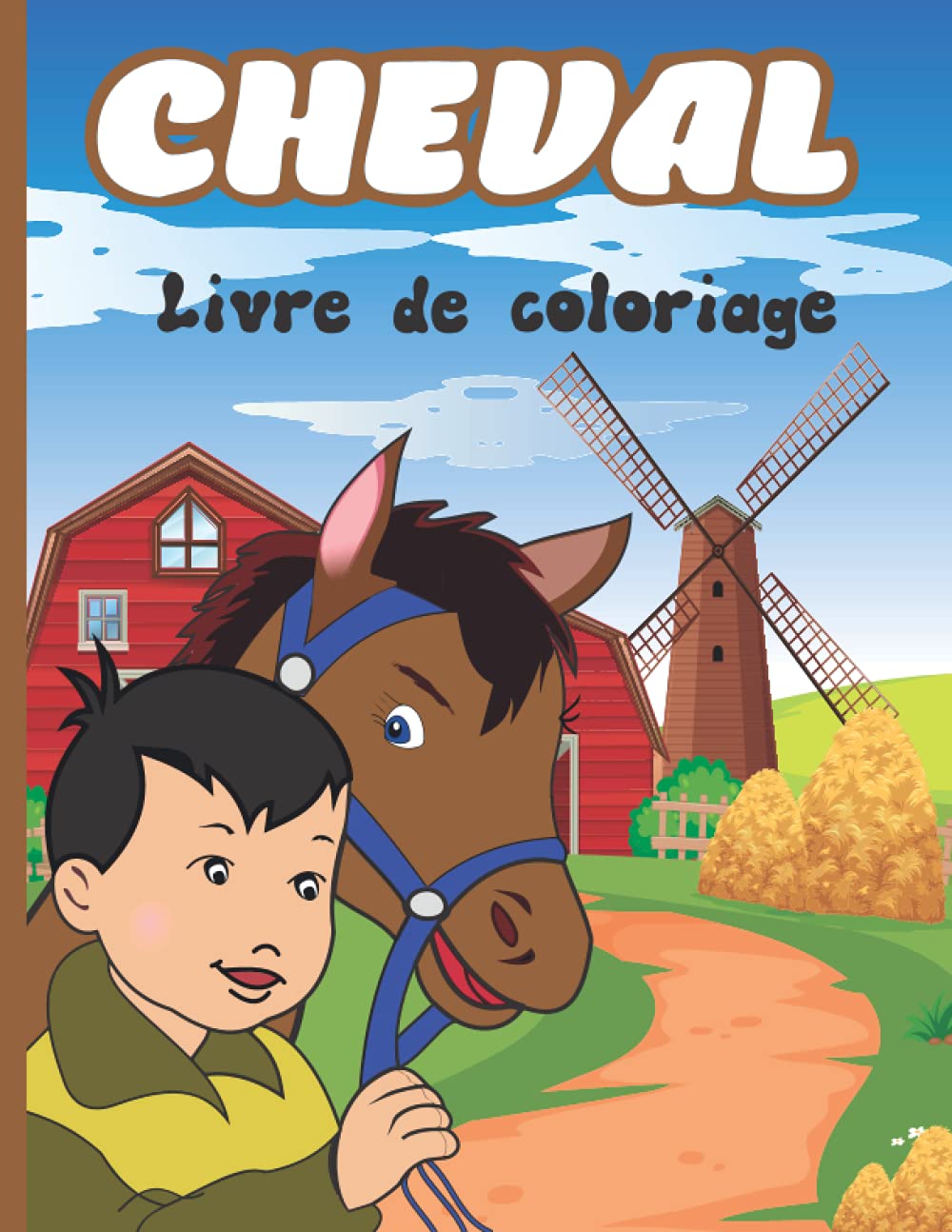 Cheval livre de coloriage:: Cahier de coloriage Chevaux et Poney pour les enfants à partir de 3 ans. Coloriage pour les tout-ptits