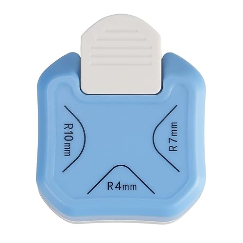 MyArTool Perforadora de esquina 3 en 1, 0.157 in, 0.276 in, 0.394 in, cortador de esquina de 3 vías para manualidades de papel, laminado, proyectos