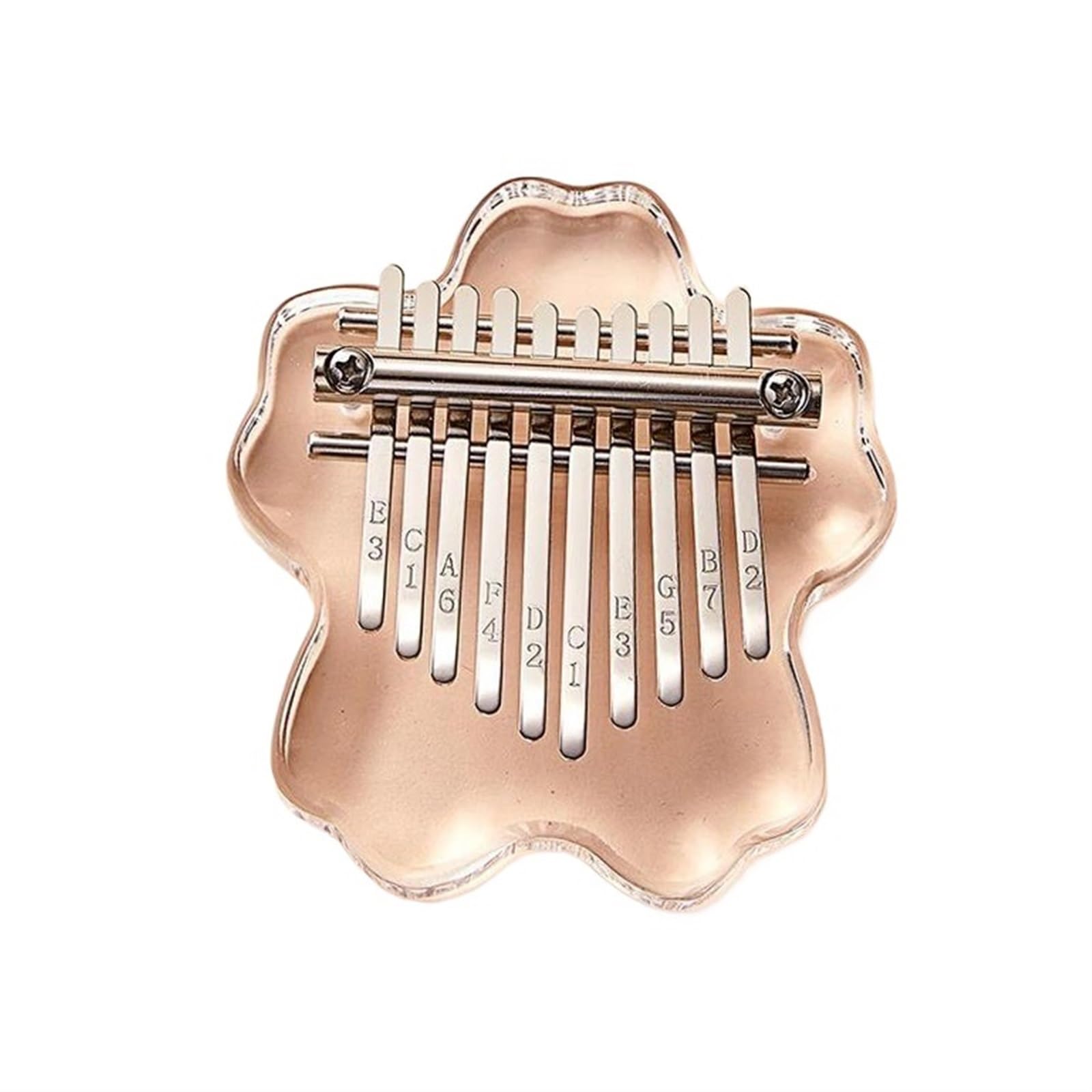 Kalimba 10-klawiszowy Profesjonalny Fortepian Kciukowy Akrylowy Instrument Kalimba(A)