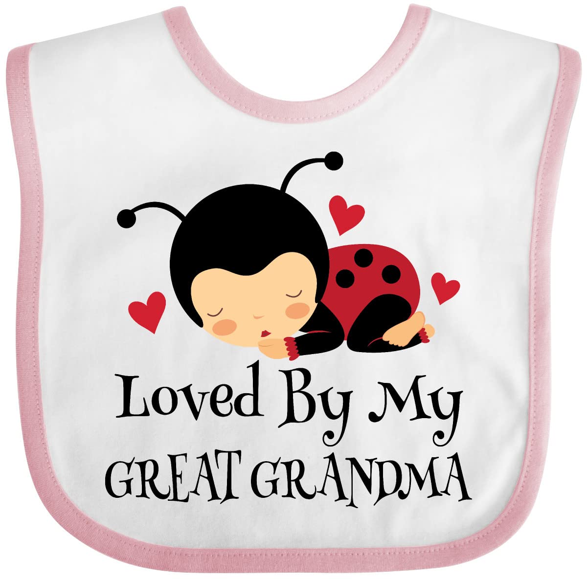 inktastic Loved By My Great Grandma Baby Bib