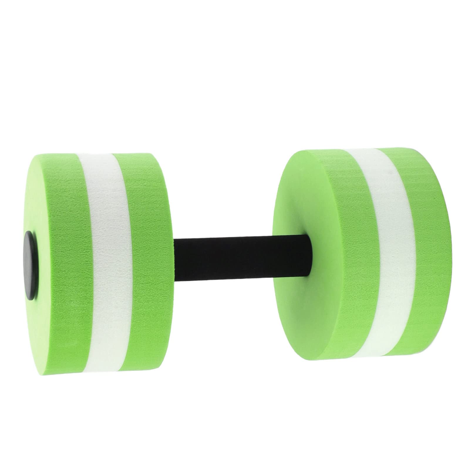 2 szt. EVA pływające na wodzie hantle ćwiczenia jogi hantle z pianki wodnej narzędzie fitness dla mężczyzn, kobiet, dzieci (Green)