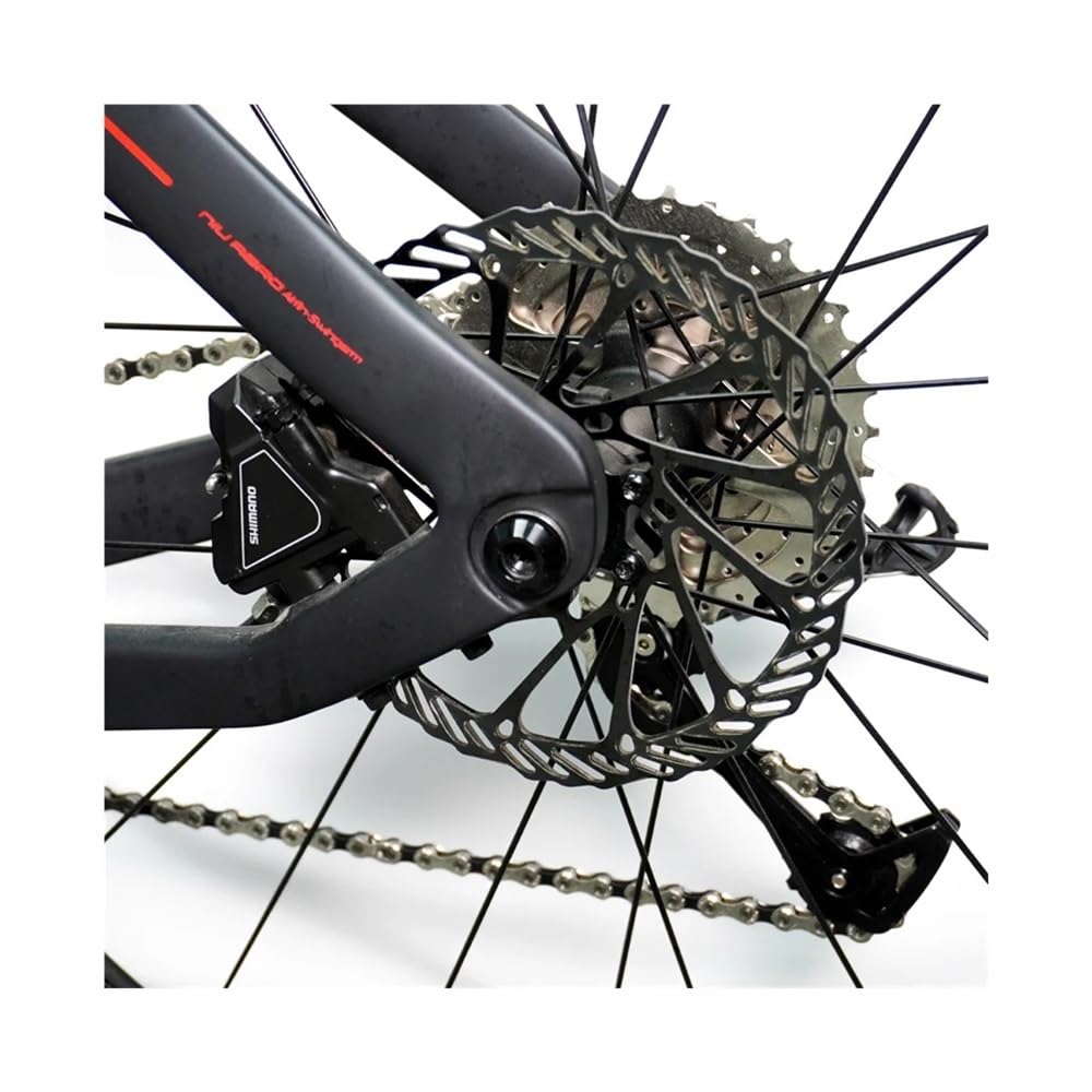 G3 - Disco freno Mtb 160 180 mm per mountain bike, rotore meccanico idraulico per bicicletta Vtt Bmx Road ultra leggero (nero, 160 mm)