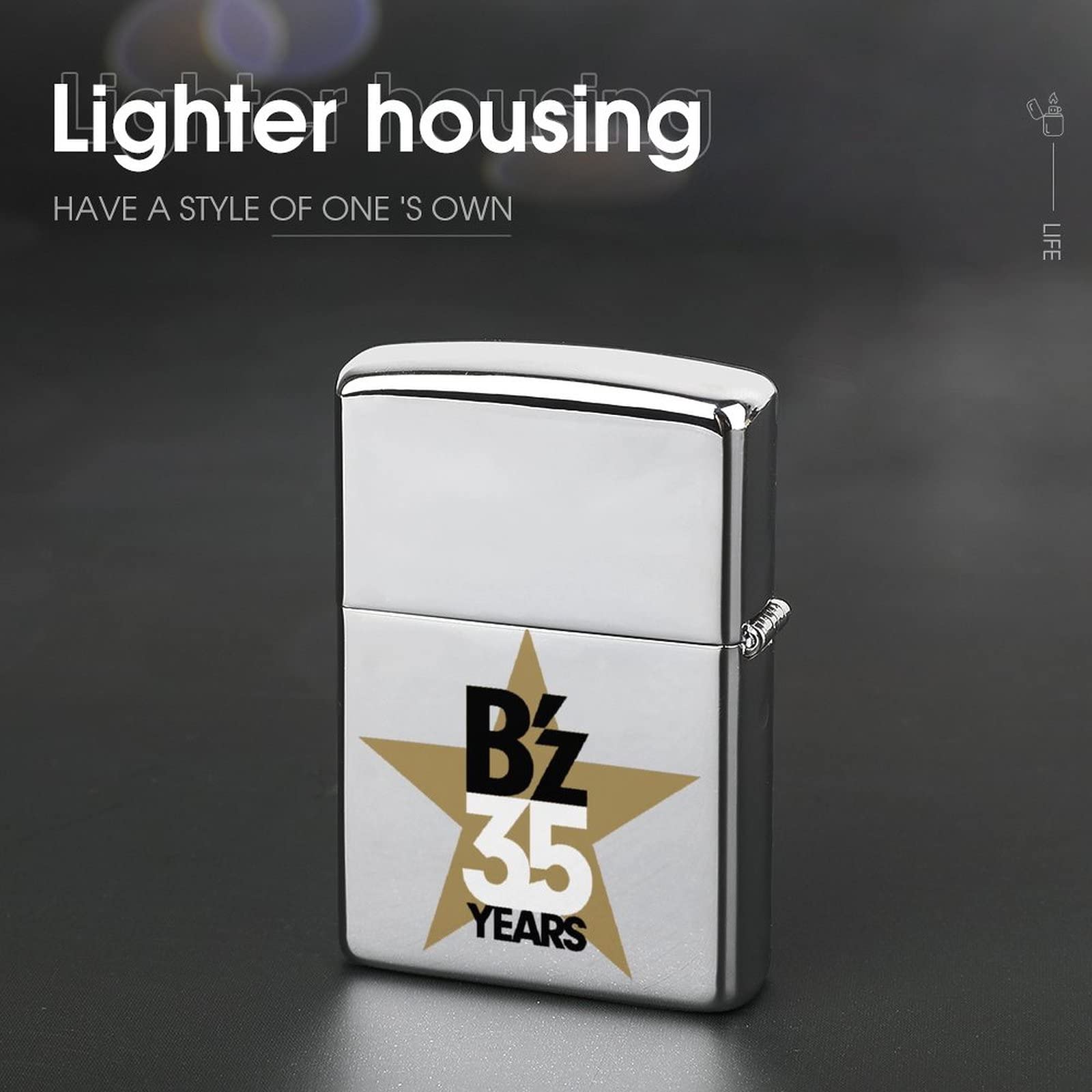 Amazon.co.jp: ジッポライターカバー B'z ロックバンド Zippo兼用