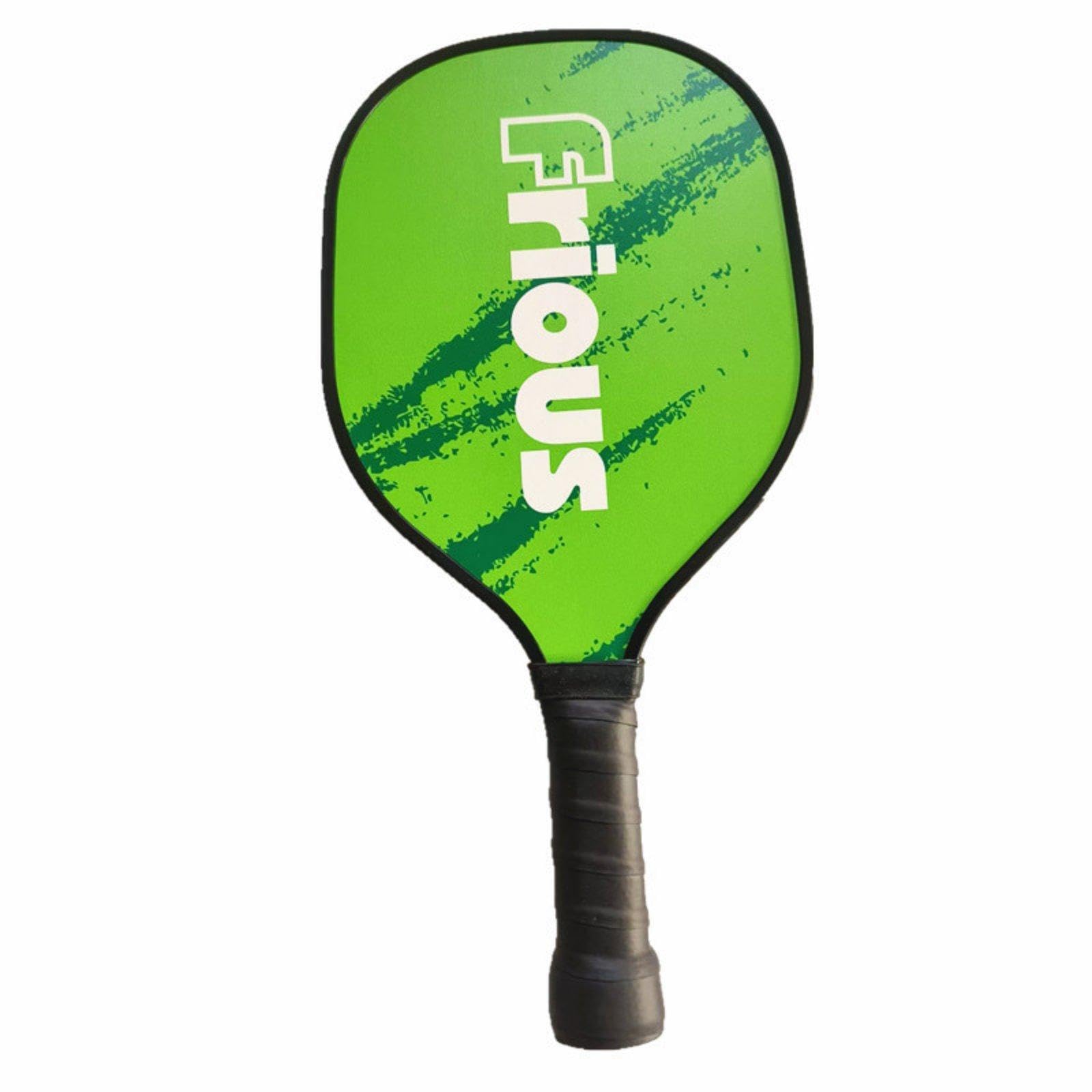 Paddleball Racket Set Wooden Pickleball Racket Lightweight Beach Paddle Set for Beginners, Families, Outdoor Play, Parks, Community Centers Green-image-46