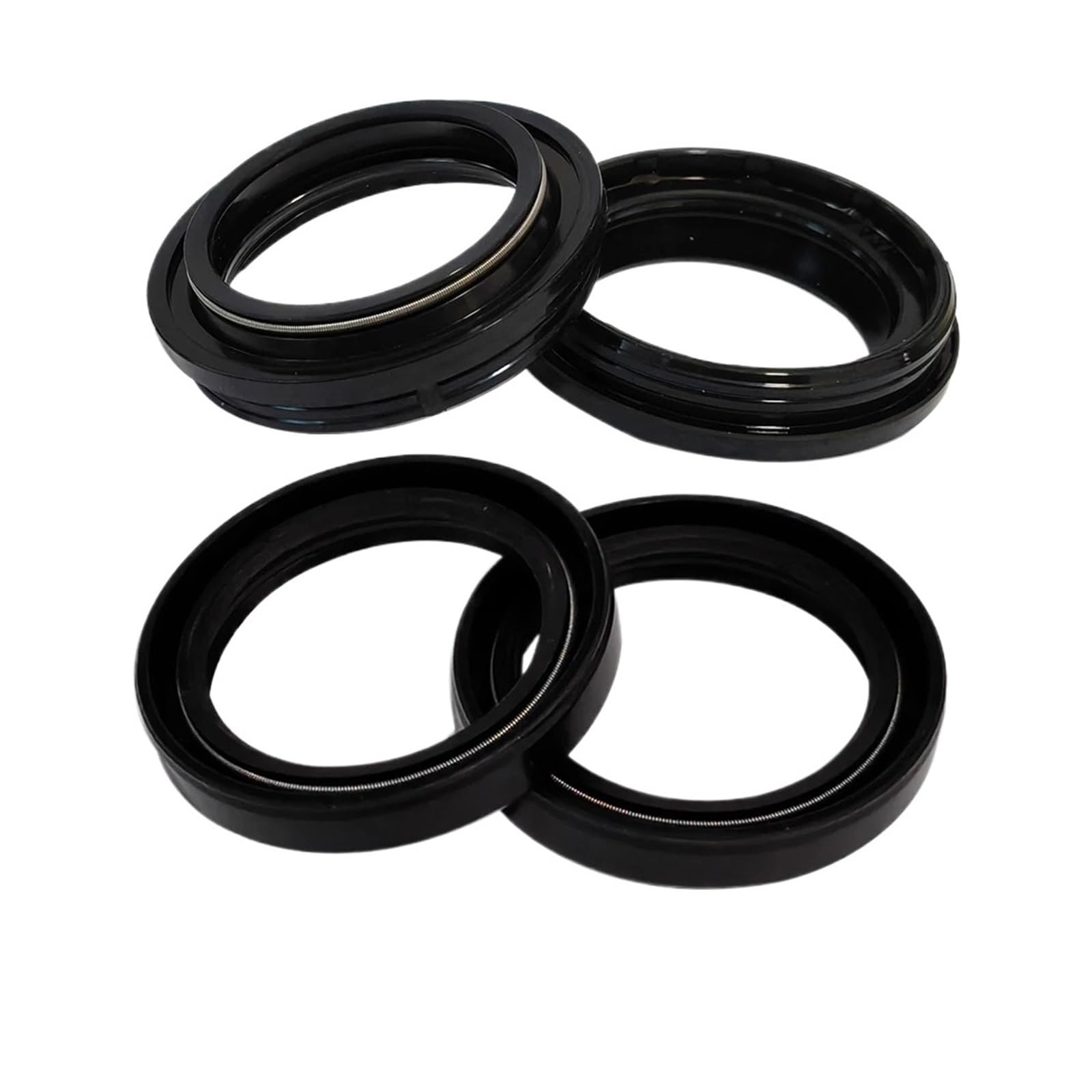 Paraolio e parapolvere for ammortizzatore forcella anteriore moto 37x49x8 for MULHAC 125 TERRA EU3 125(8pc Seal 8pc Cover)
