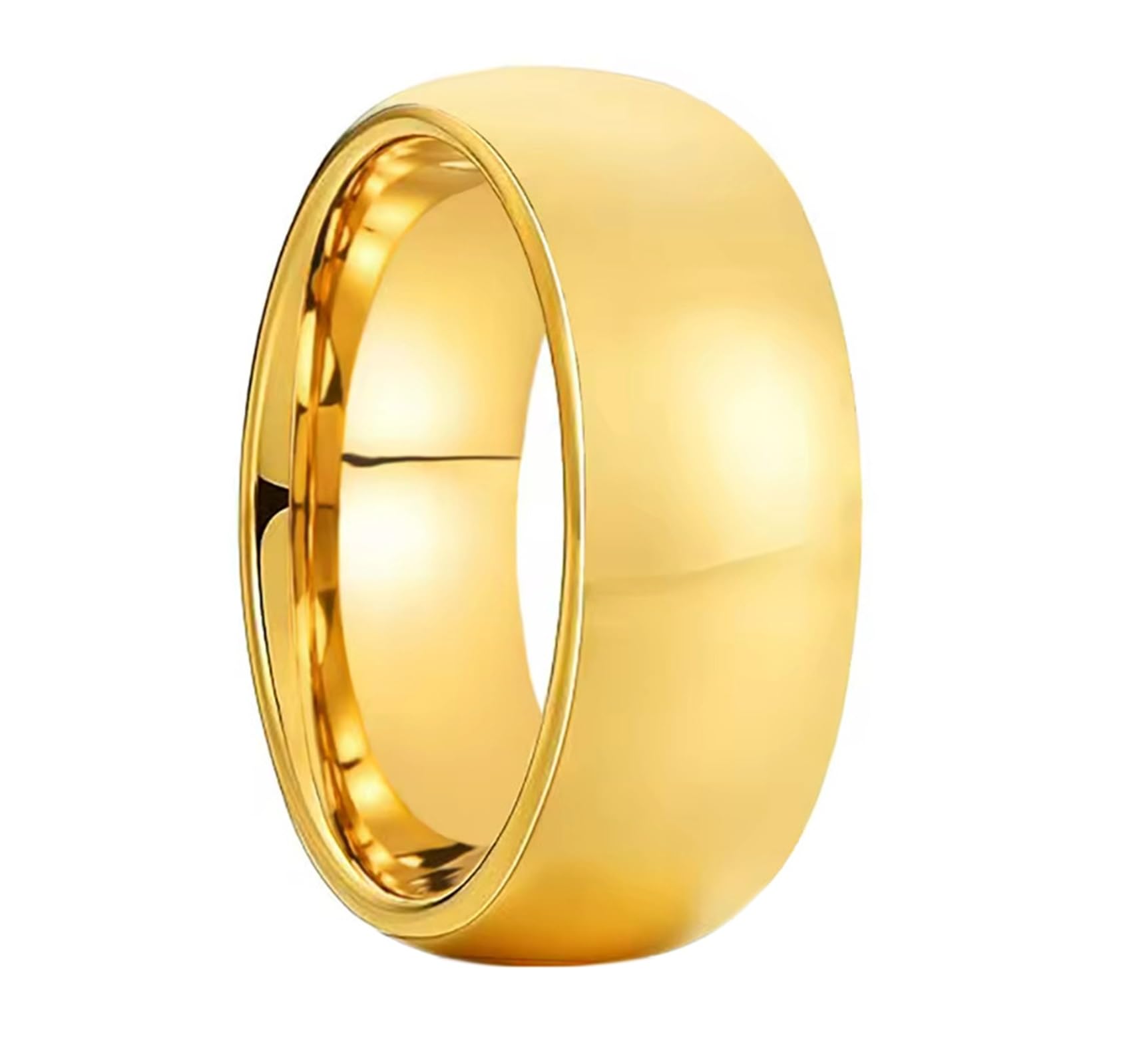 Obrączka ślubna z węglika wolframu dla kobiet mężczyzn, rocznicowe pierścionki obietnicy dla kobiet mężczyzn klasyczna para 2/4/6/8 mm szerokości prosty polerowany zwykły pierścionek