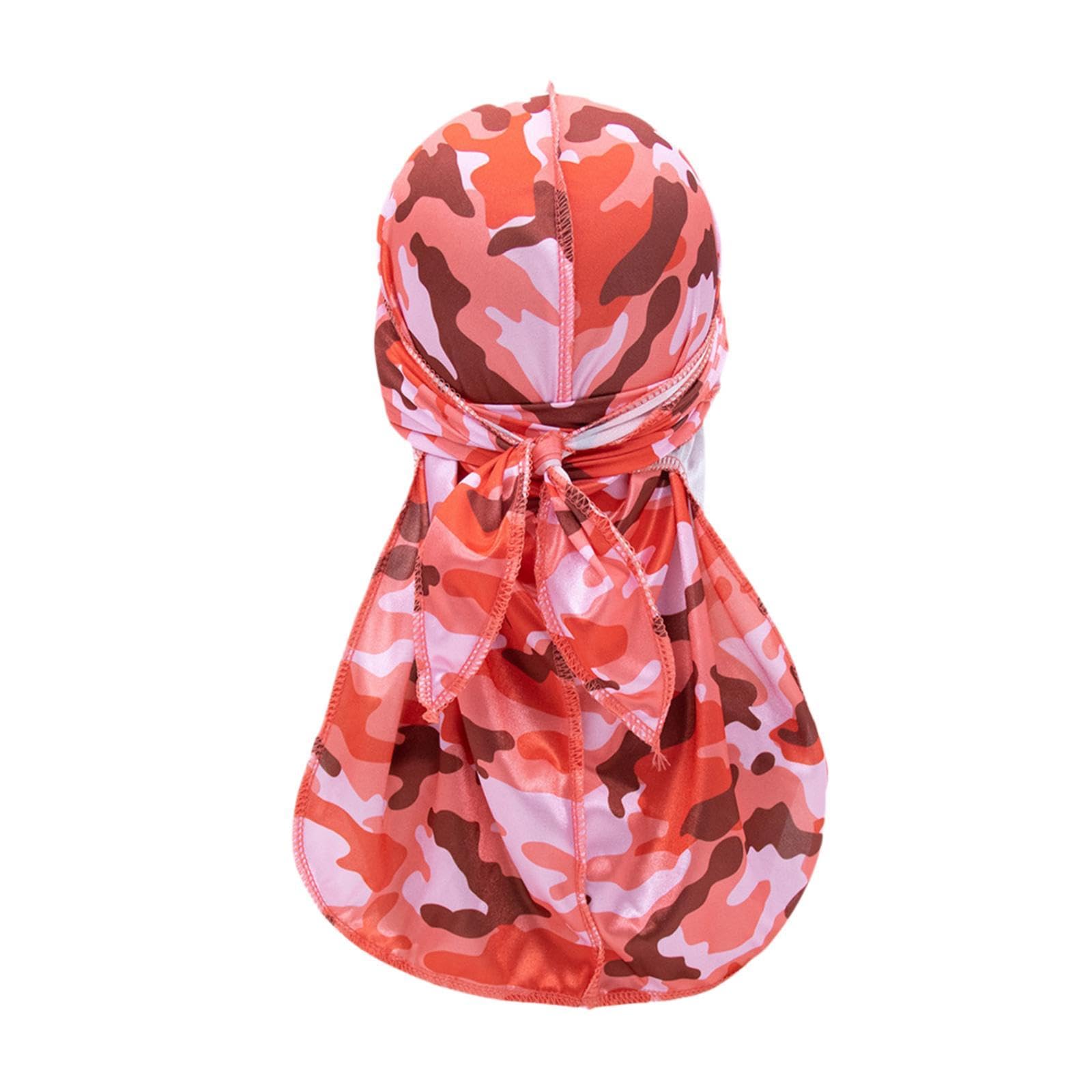 Amagogo Gorra Bandana Cap de Tela Imitación Seda con Cola Larga Y Ajuste Cómodo Cubrir la Cabeza en Deportes O Estilo Urbano